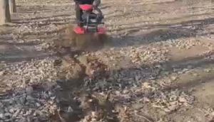 新款鲁德隆150型开沟除草旋耕机 作业视频（三）
