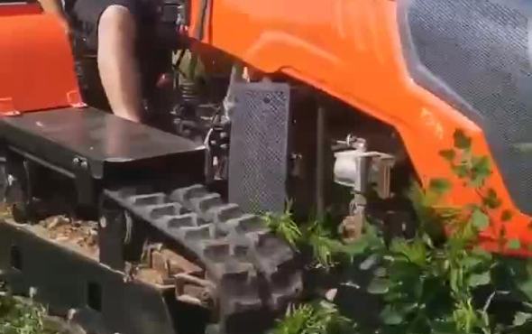 一旋50马力履带拖拉机旋耕作业视频
