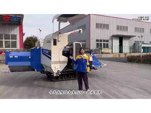 東風(fēng)井關(guān)HF738G半喂入收割機產(chǎn)品介紹視頻